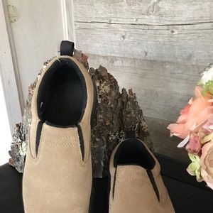 Lands End Suede Slip Ons